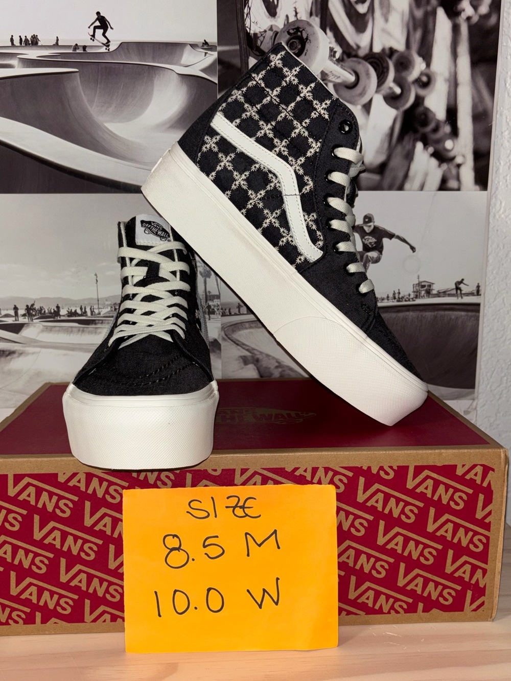 Vans Sk8-Hi Tapered sz 8.5 Men’s 10.0 Woman